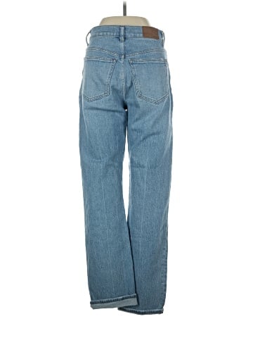 Madewell The '90s Straight Jean in Rondell Wash: Crease Edition (view 2)