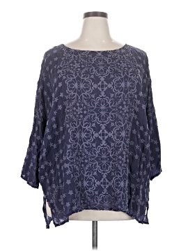 Johnny Was 3/4 Sleeve Blouse