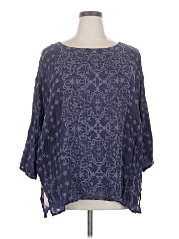 Johnny Was 3/4 Sleeve Blouse (view 1)