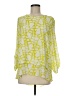 Chaus 100% Polyester Yellow 3/4 Sleeve Blouse Size M - photo 1