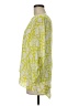 Chaus 100% Polyester Yellow 3/4 Sleeve Blouse Size M - photo 5