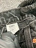Levi's 100% Cotton Hearts Black Denim Shorts Size 9 - photo 3