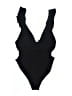 Robin Piccone Solid Black One Piece Swimsuit Size 12 - photo 1