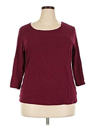 Karen Scott 3/4 Sleeve T-Shirt (view 1)