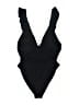 Robin Piccone Solid Black One Piece Swimsuit Size 12 - photo 2