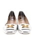 Sam Edelman 100% Leather Silver Flats Size 8 - photo 2