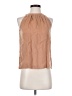 Club Monaco 100% Cupro Tan Sleeveless Blouse Size XXS - photo 1