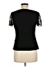 Donna Ricco 100% Polyester Black Short Sleeve Top Size 6 - photo 2
