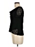 Donna Ricco 100% Polyester Black Short Sleeve Top Size 6 - photo 5