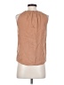 Club Monaco 100% Cupro Tan Sleeveless Blouse Size XXS - photo 2