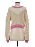Lovers + Friends Color Block Pink Pullover Sweater Size XS - photo 2