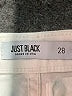 Just Black White Shorts Size 28 waist - photo 3