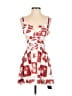 Haute 100% Polyester Hearts Red Cocktail Dress Size S - photo 1