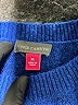 Vince Camuto Solid Blue Pullover Sweater Size M - photo 7