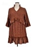 Unbranded Brown Casual Dress Size XL - photo 1