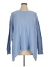 Peace Love World 100% Cotton Blue Pullover Sweater Size 1X - photo 1
