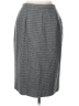 Pendleton 100% Wool Houndstooth Gray Wool Skirt Size 10 - photo 1