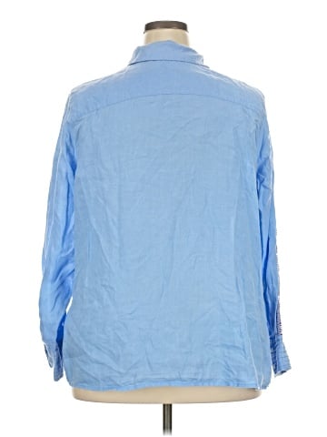 Soft Surroundings Long Sleeve Button-Down Shirt (view 2)