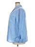 Soft Surroundings 100% Linen Blue Long Sleeve Button-Down Shirt Size 2X - photo 5