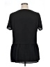 Pleione 100% Polyester Black Short Sleeve Top Size XL - photo 2
