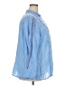 Soft Surroundings 100% Linen Blue Long Sleeve Button-Down Shirt Size 2X - photo 4