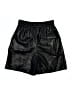 Zara 100% Polyester Metallic Black Athletic Shorts Size XS - photo 2