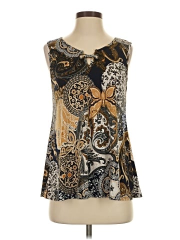 Espresso Sleeveless Blouse (view 1)