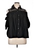 River Island Black 3/4 Sleeve Blouse Size 16 - photo 1