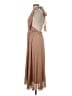 ASOS 100% Polyester Tan Cocktail Dress Size 4 - photo 5