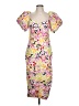 Rhode 100% Polyester Print Pink Casual Dress Size 10 - photo 1