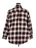Old Navy 100% Cotton Plaid Brown Long Sleeve Button-Down Shirt Size XXL - photo 2