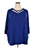 Catherines Blue 3/4 Sleeve T-Shirt Size 2X - photo 1