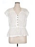 Venus Ivory Short Sleeve Blouse Size XL - photo 1