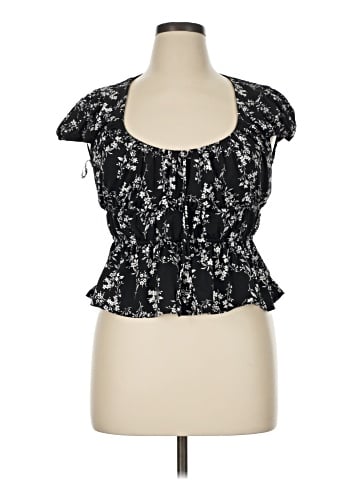 Blue Rain Short Sleeve Top (view 1)