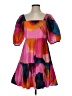 Oliphant Tie-dye Pink Cocktail Dress Size S - photo 1