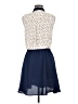 Maison Jules 100% Polyester Polka Dots Blue Casual Dress Size M - photo 2