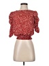 Paper Crane 100% Polyester Red 3/4 Sleeve Blouse Size XS - photo 1