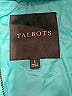 Talbots 100% Nylon Teal Vest Size L - photo 6