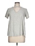 LoveRiche Silver Short Sleeve Top Size L - photo 1