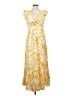 Express Tropical Yellow Casual Dress Size S - photo 1