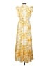 Express Tropical Yellow Casual Dress Size S - photo 2