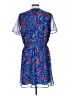 Daniel Rainn 100% Polyester Print Blue Casual Dress Size L - photo 2