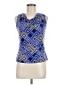 Calvin Klein Blue Sleeveless Blouse Size M (petite) - photo 1