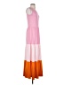 Lands' End Color Block Pink Casual Dress Size XS (tall) - photo 4