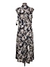 Perceptions Paisley Black Casual Dress Size L - photo 2