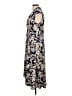 Perceptions Paisley Black Casual Dress Size L - photo 5