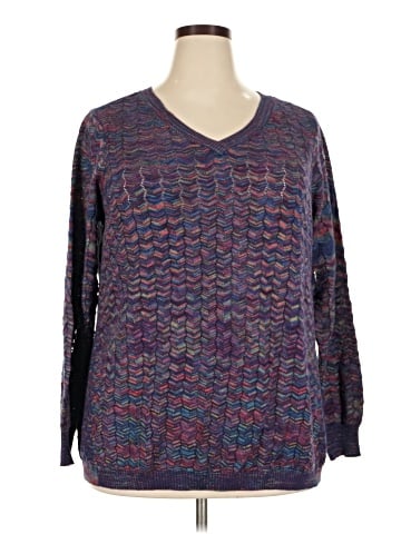 LOGO by Lori Goldstein Pullover Sweater (view 1)
