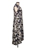 Perceptions Paisley Black Casual Dress Size L - photo 4