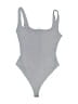 Naked Wardrobe Gray Bodysuit Size M - photo 1