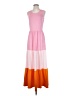 Lands' End Color Block Pink Casual Dress Size XS - photo 1
